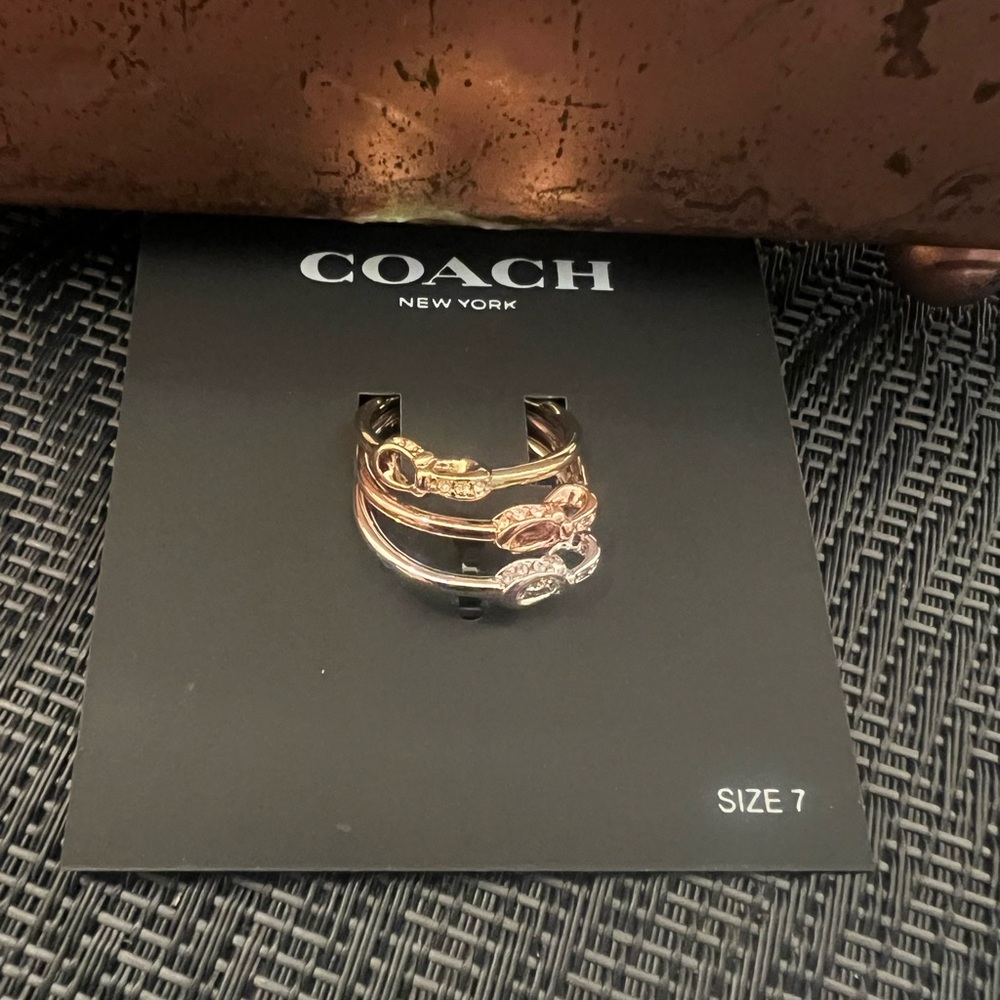 Coach (3) Interchangeable Ring Set - image 3